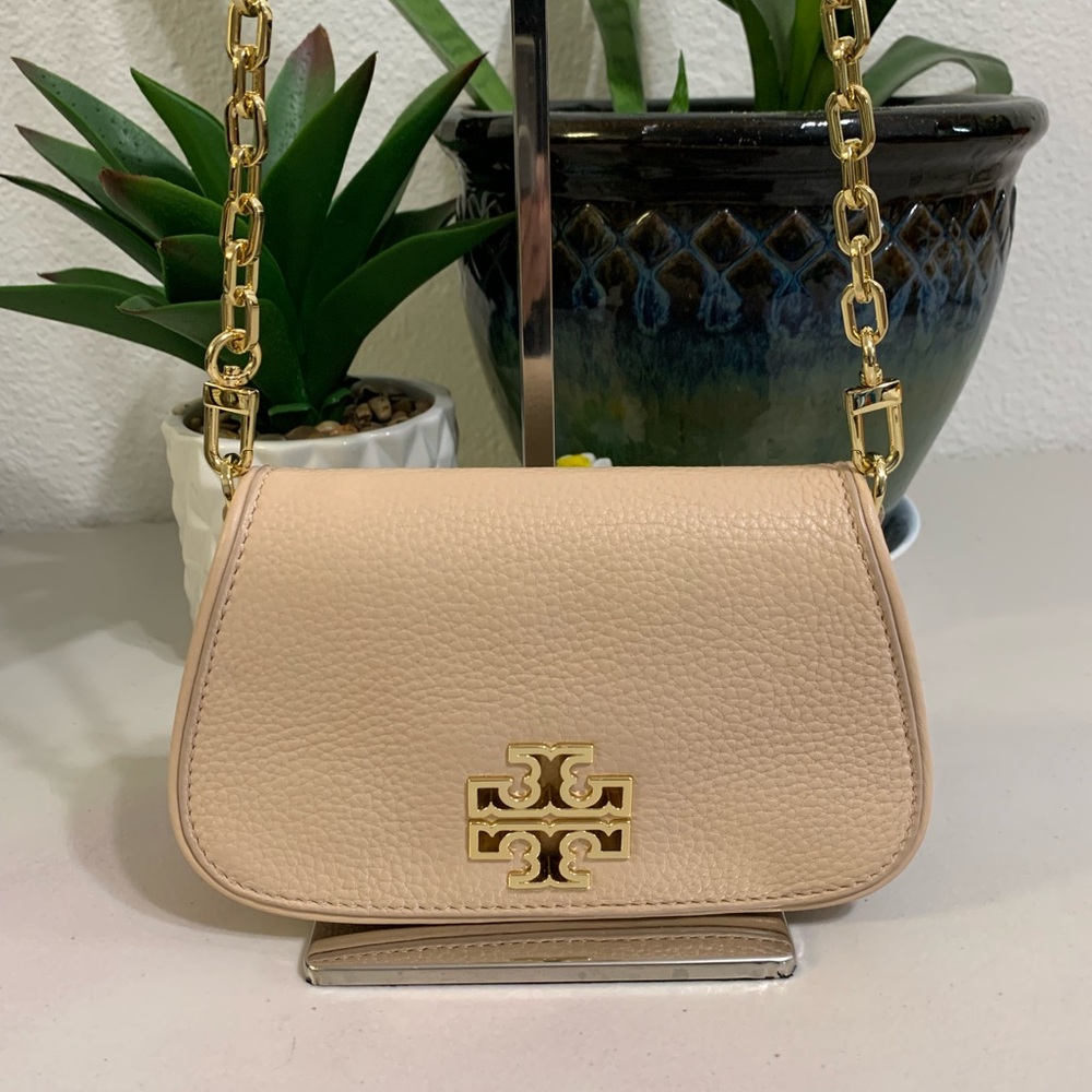 💕👜 TORY BURCH Crossbody Pink Leather Bag